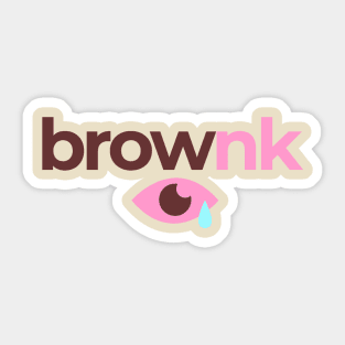 Brownk Original Sticker